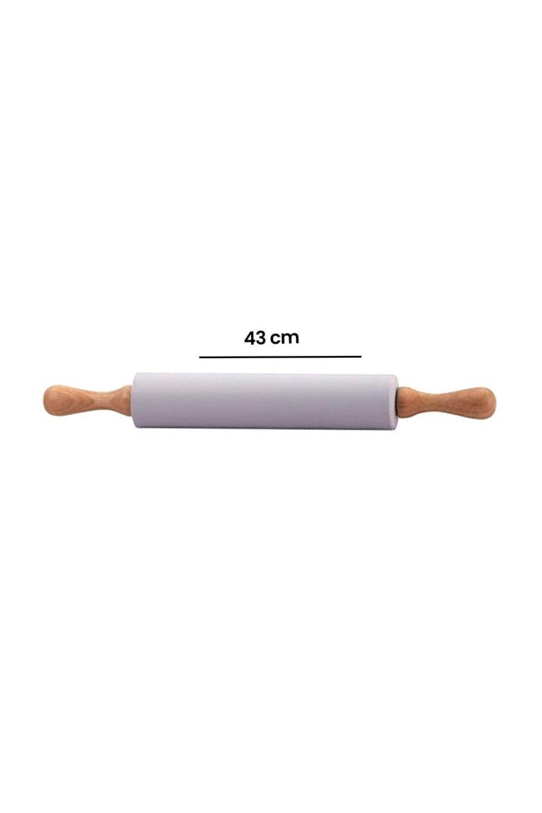 Kosova Gri Bambu Silikon Merdane 43CM