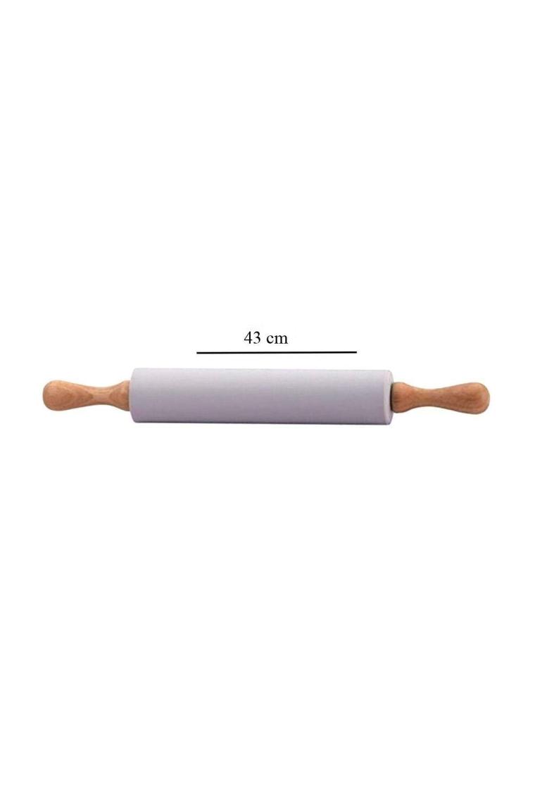 Kosova Gri Bambu Silikon Merdane 43CM