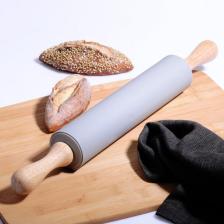 Kosova Gri Bambu Silikon Merdane 43CM