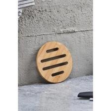Tamu Bambu Yuvarlak Nihale Çaydanlık Altlığı Tencere Altlığı 17X17 cm Altlık