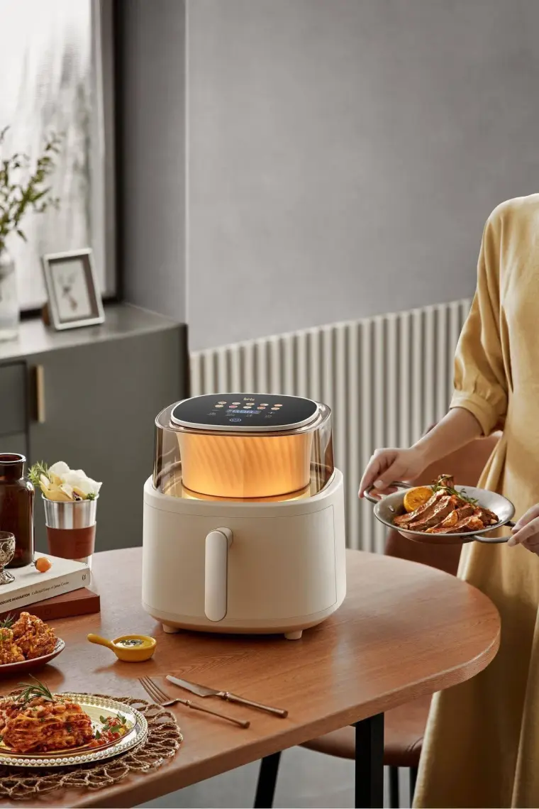BR660 Fritöz Otomatik Karıştırıcı Zaman Ayarı XL 6 Litre Airfryer