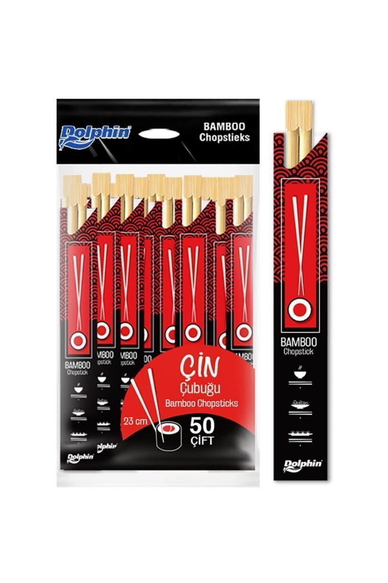 Dolphin Bambu Çin Çubuğu Chopsticks 23 cm - 100'lü
