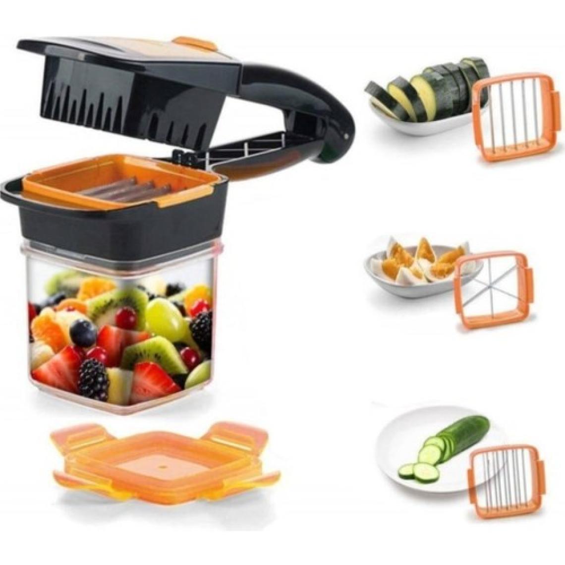 Pi İthalat Nicer Dicer Quıck 5 In 1 Pratik Hazneli Sebze Meyve Doğrayıcı