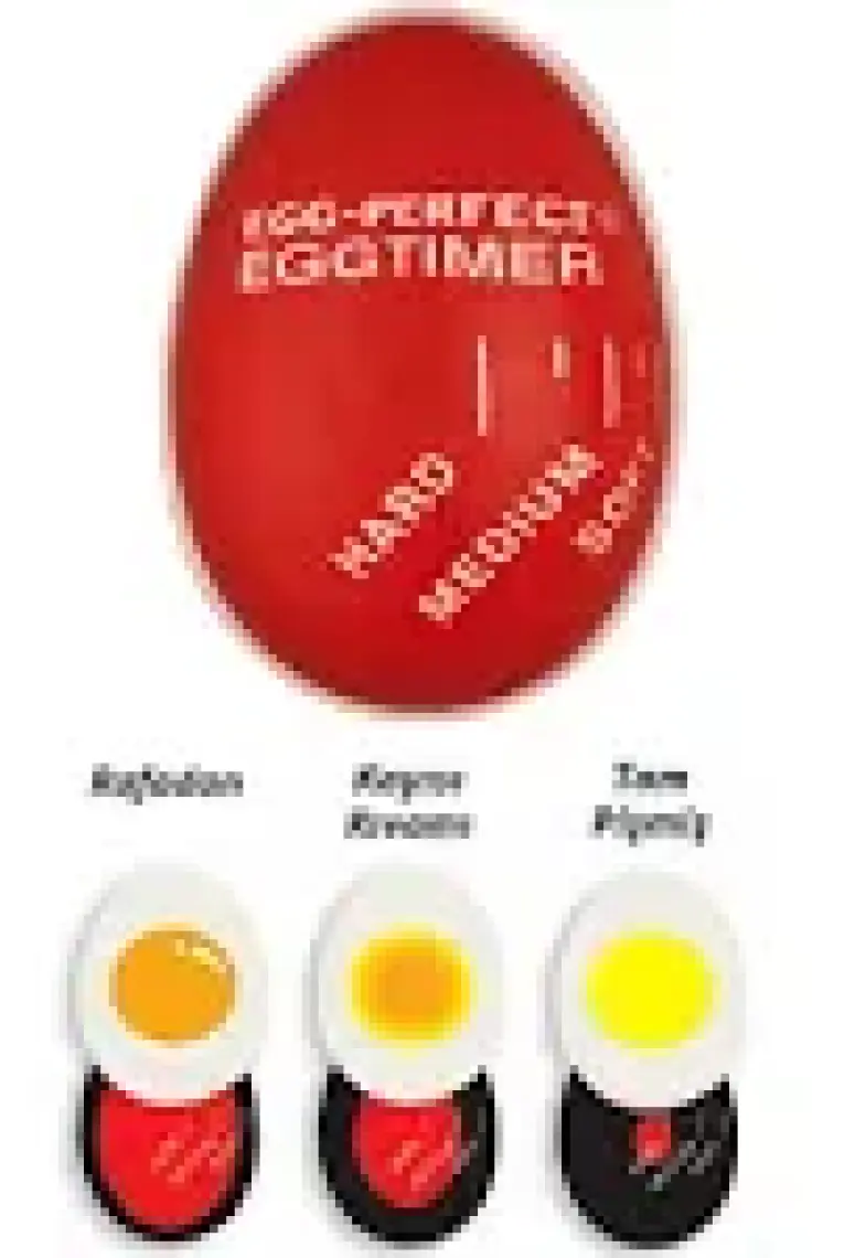 Qniay Dublör Yumurta Zamanlayıcı Yumurta Haşlama ve Pişirme Aparatı Isıya Duyarlı Zamanlayıcısı