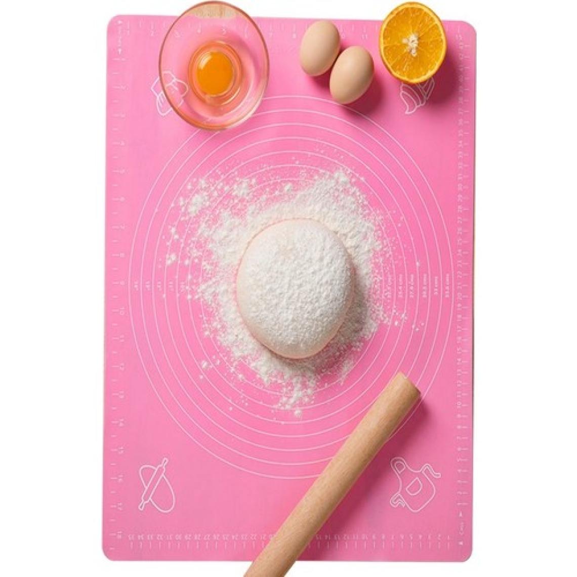 Silikon Hamur Matı Ölçülü Isıya Dayanıklı Hamur Yoğurma Açma Matı Renkli Mutfak Pasta Fırın Altlığı