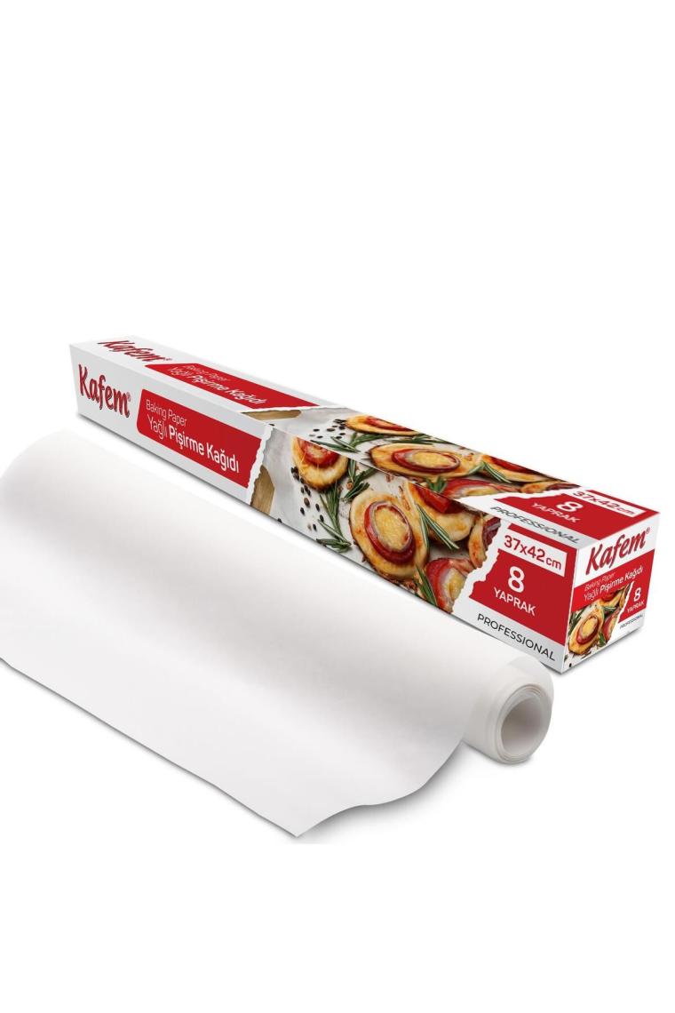 Yağlı Pişirme Kağıdı 37x42cm 8 yaprak X 6 Paket