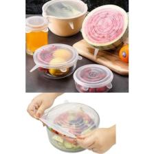 Yayke 6'lı Silikon Streç Kapak Tencere Bone