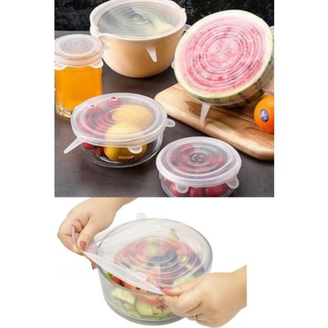 Yayke 6'lı Silikon Streç Kapak Tencere Bone