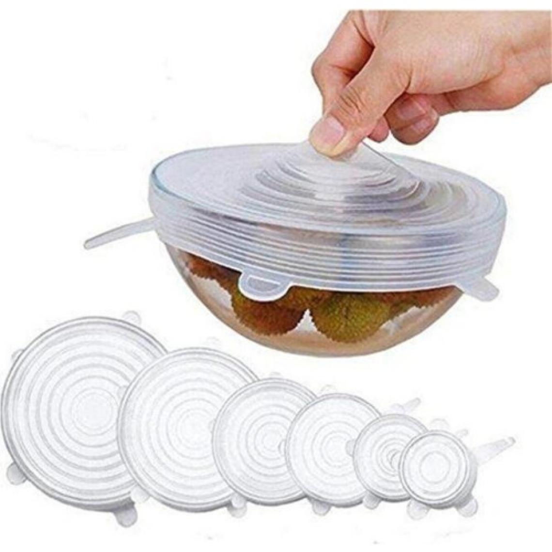 Yayke 6'lı Silikon Streç Kapak Tencere Bone