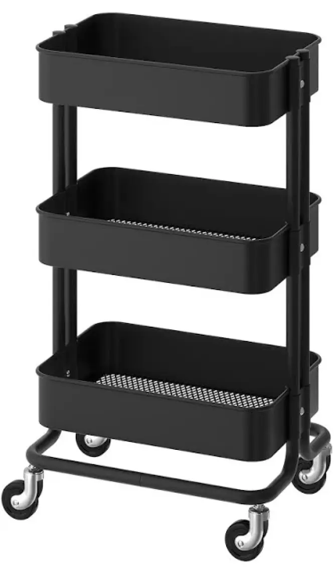 Megaw Ikea Raskog Servis Arabası, Siyah