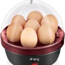 King P-650 Kottos Yumurta Pişirme Makinesi Kırmızı