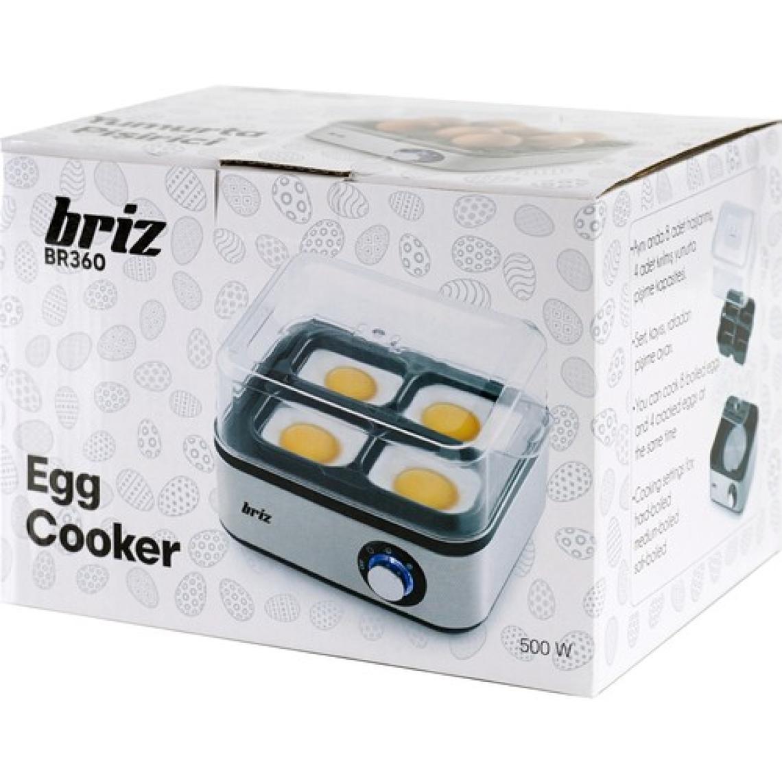 Briz BR360 Yumurta Pişirme ve Haşlama Makinesi