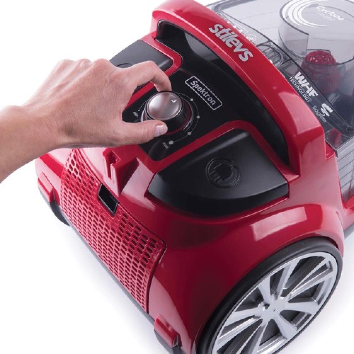 Stilevs Spektron Kırmızı 700 W Toz Torbasız Süpürge