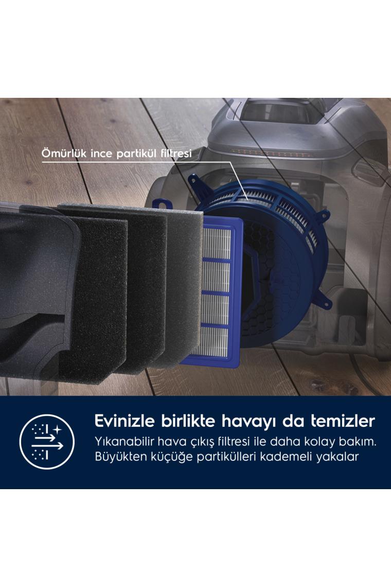 Electrolux Pure C9 PC91-8STMT 650 W Toz Torbasız Süpürge