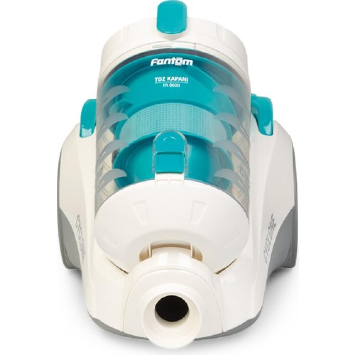Fantom Toz Kapanı Multicyclone TR 8600 850 W Toz Torbasız Süpürge Krem