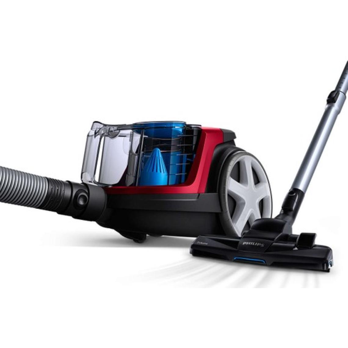 Philips FC9331/07 PowerPro City Toz Torbasız Elektrikli Süpürge, 650 W, PowerCyclone 5, Allergy H13 Filtre, Parke Başlığı,