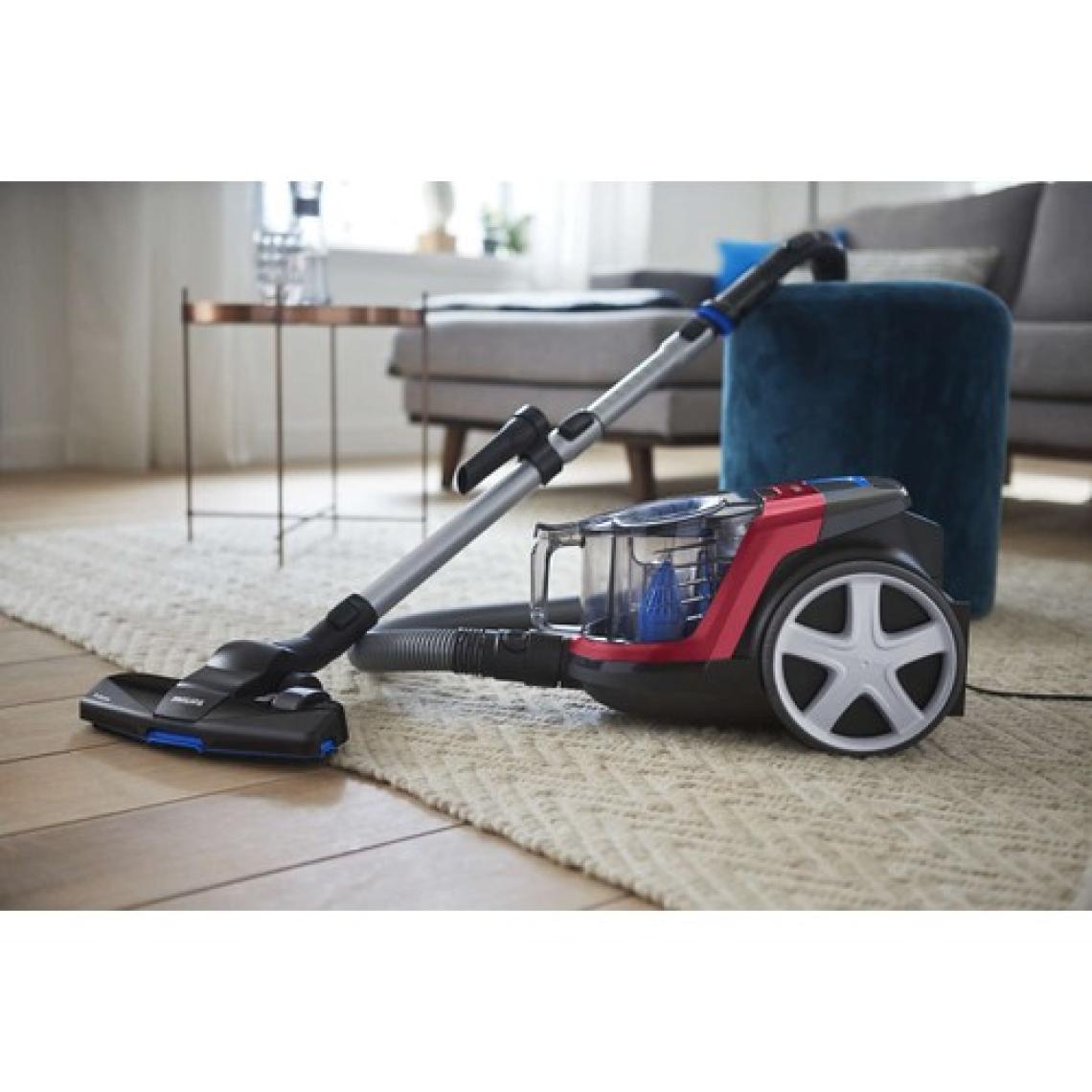 Philips FC9331/07 PowerPro City Toz Torbasız Elektrikli Süpürge, 650 W, PowerCyclone 5, Allergy H13 Filtre, Parke Başlığı,
