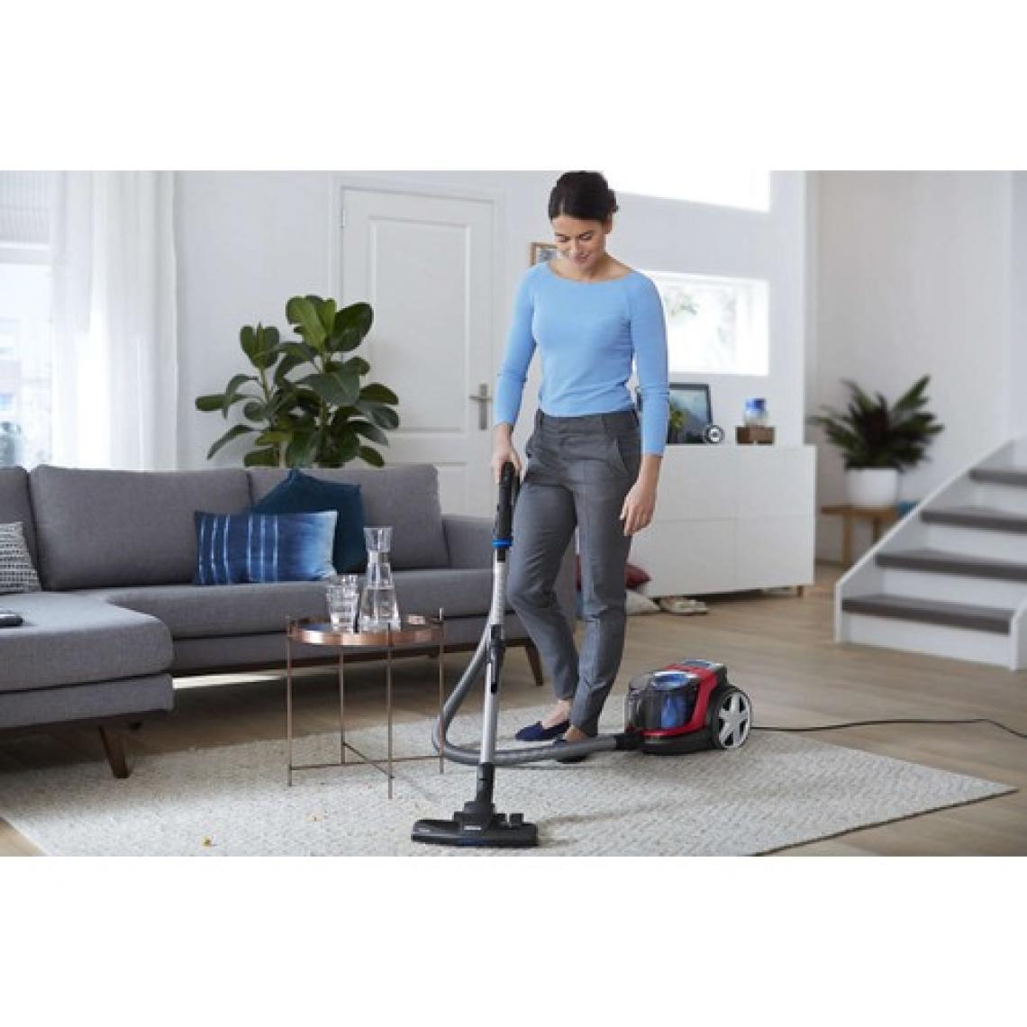Philips FC9331/07 PowerPro City Toz Torbasız Elektrikli Süpürge, 650 W, PowerCyclone 5, Allergy H13 Filtre, Parke Başlığı,