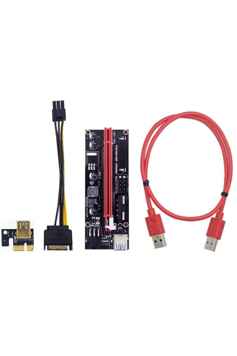 4842 Pcı E Express 1x To 16x Usb 3.0 009s Riser Yükseltici Uzatma Kartı 008s