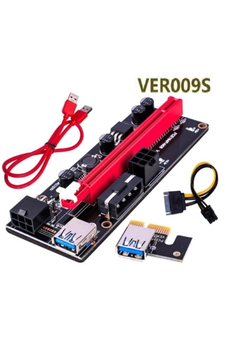 4842 Pcı E Express 1x To 16x Usb 3.0 009s Riser Yükseltici Uzatma Kartı 008s
