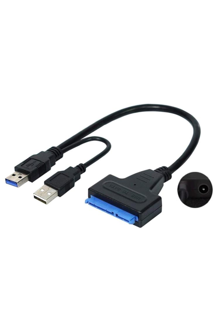 4741 Usb 3.0 2.5 3.5 Inç Sata Ssd Hdd Hard Disk Çevirici Dönüştürücü Adaptör Kablosu Uyumlu