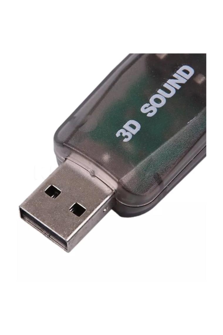 4504 5+1 Harici Laptop Usb Ses Kartı 3.5mm Kulaklık Mikrofon Çevirici
