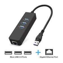 4263 Usb 3.0 To Ethernet Gigabit Rj45 3 Port Hub Çoklayıcı Adaptör