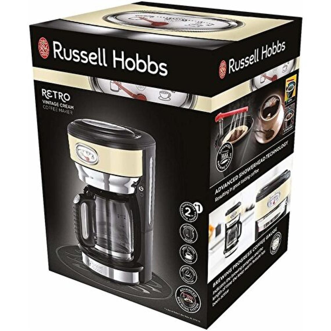 Russell Hobbs 21702-56 Retro Krem Kahve Makinesi