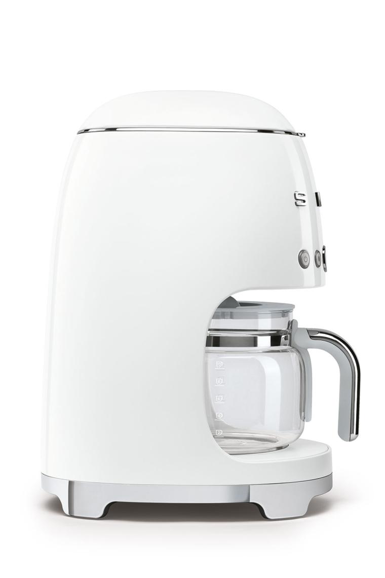 Smeg DCF02WHEU Retro Beyaz Filtre Kahve Makinesi