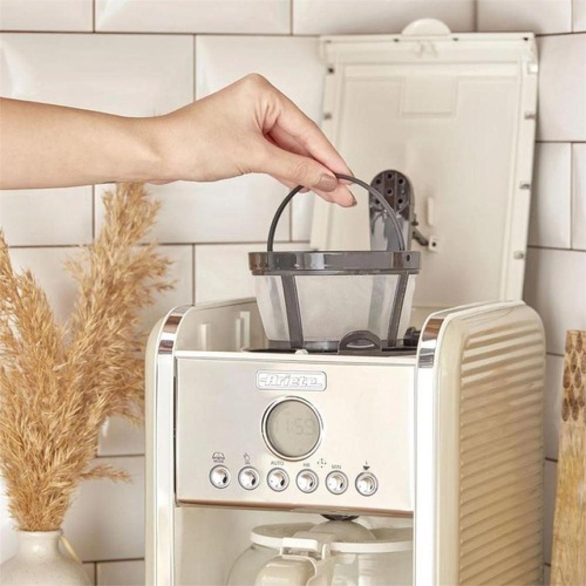 Ariete Vintage Filtre Kahve Makinesi - Bej