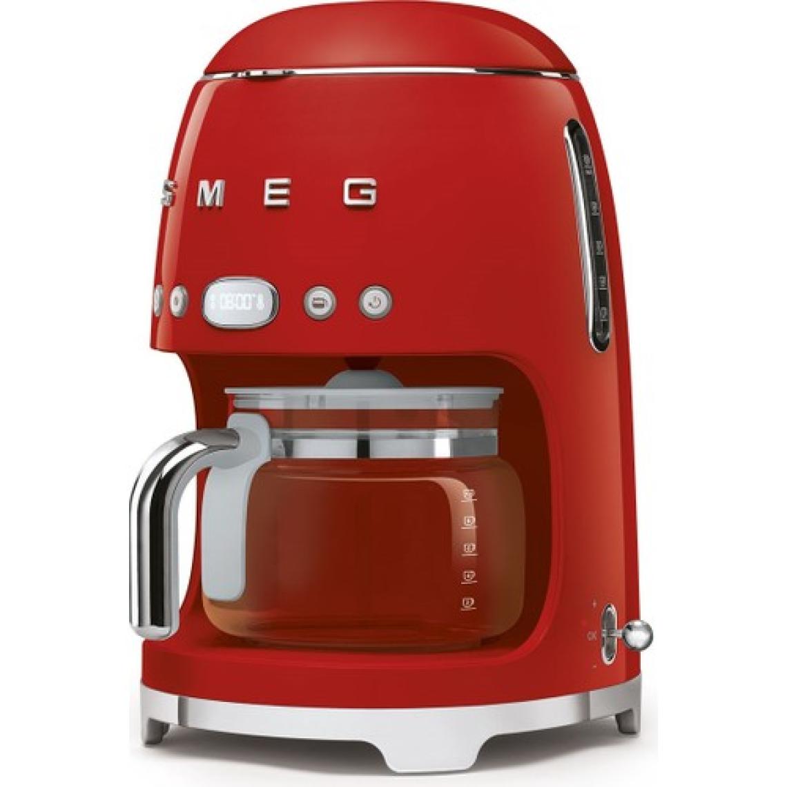 Smeg Kırmızı Filtre Kahve Makinesi DCF02RDEU