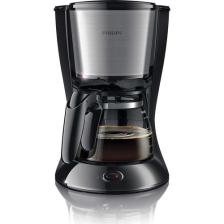 Philips HD7462/20 Filtre Kahve Makinesi, 1,2 Litre Kapasite, Otomatik Kapanma, Cam Demlikli, Siyah ve Metal,