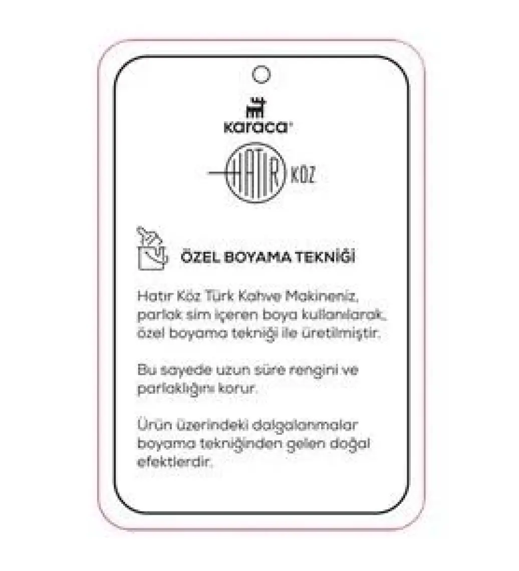 Hatır Köz Türk Kahve Makinesi Shiny Black 535 W