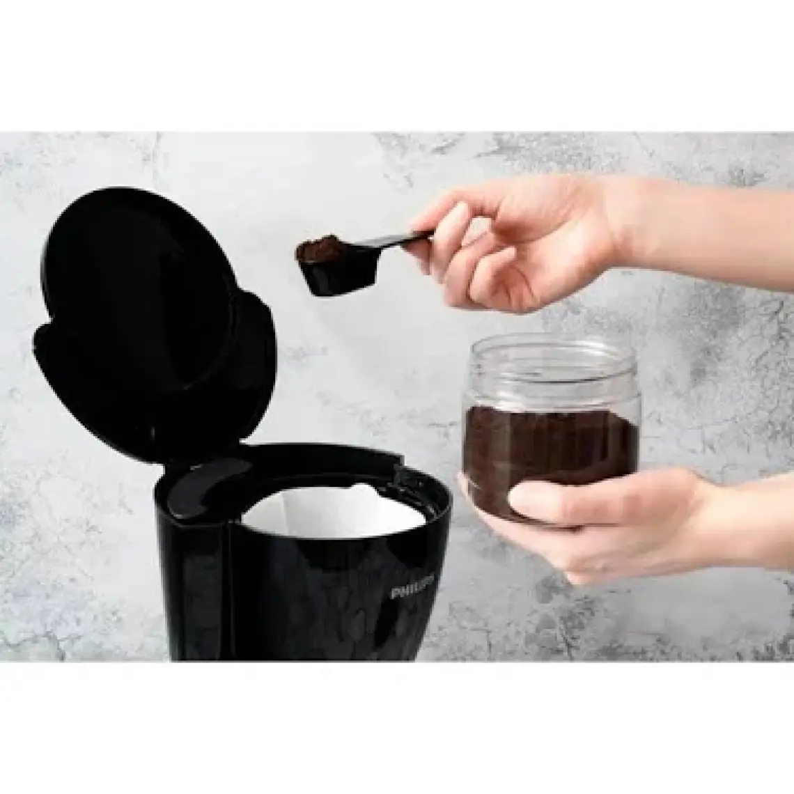 Philips HD7461/20 Daily Collection Filtre Kahve Makinesi,  1,2 Litre Kapasite, Cam Demlikli, Otomatik Kapanma,
