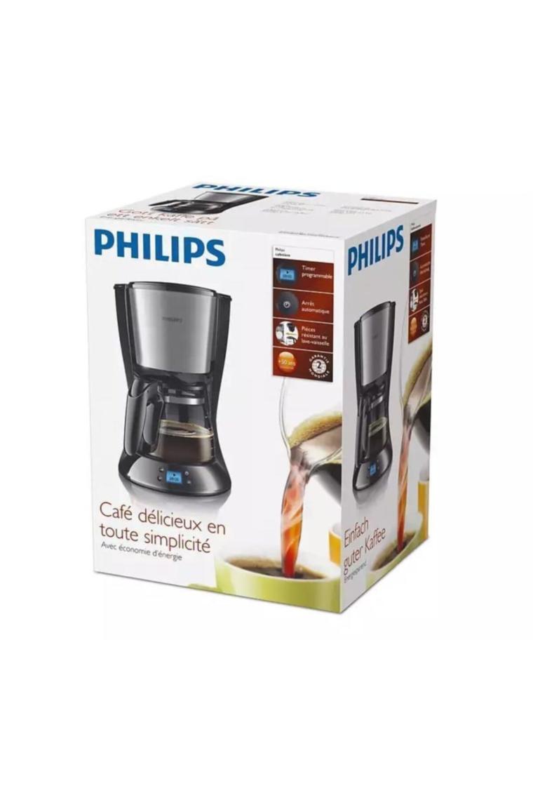 Philips Filtre Kahve Makinesi, 1,2 Lt Kapasite, Otomatik Kapanma, Cam Demlikli, Kolay Doldurma, Zamanlayıcı, HD7459/20