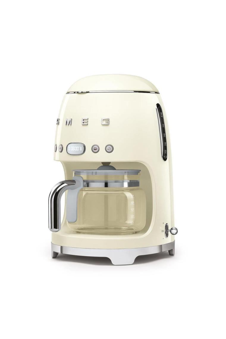Dcf01creu Filtre Kahve Makinesi , 50’s Style, Krem