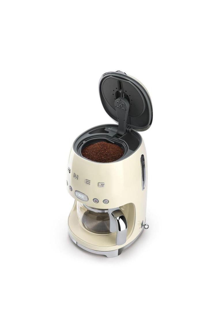 Dcf01creu Filtre Kahve Makinesi , 50’s Style, Krem
