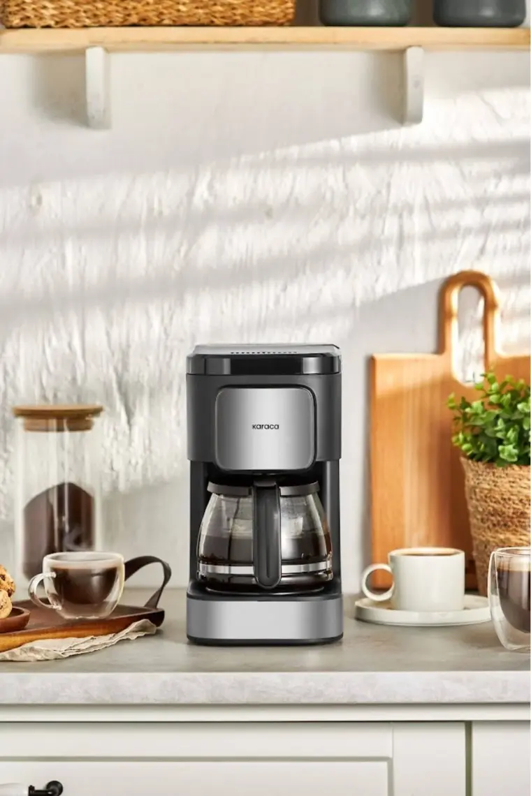 Karaca Just Coffee Aroma 2 In 1 Filtre Kahve ve Çay Demleme Makinesi Bej