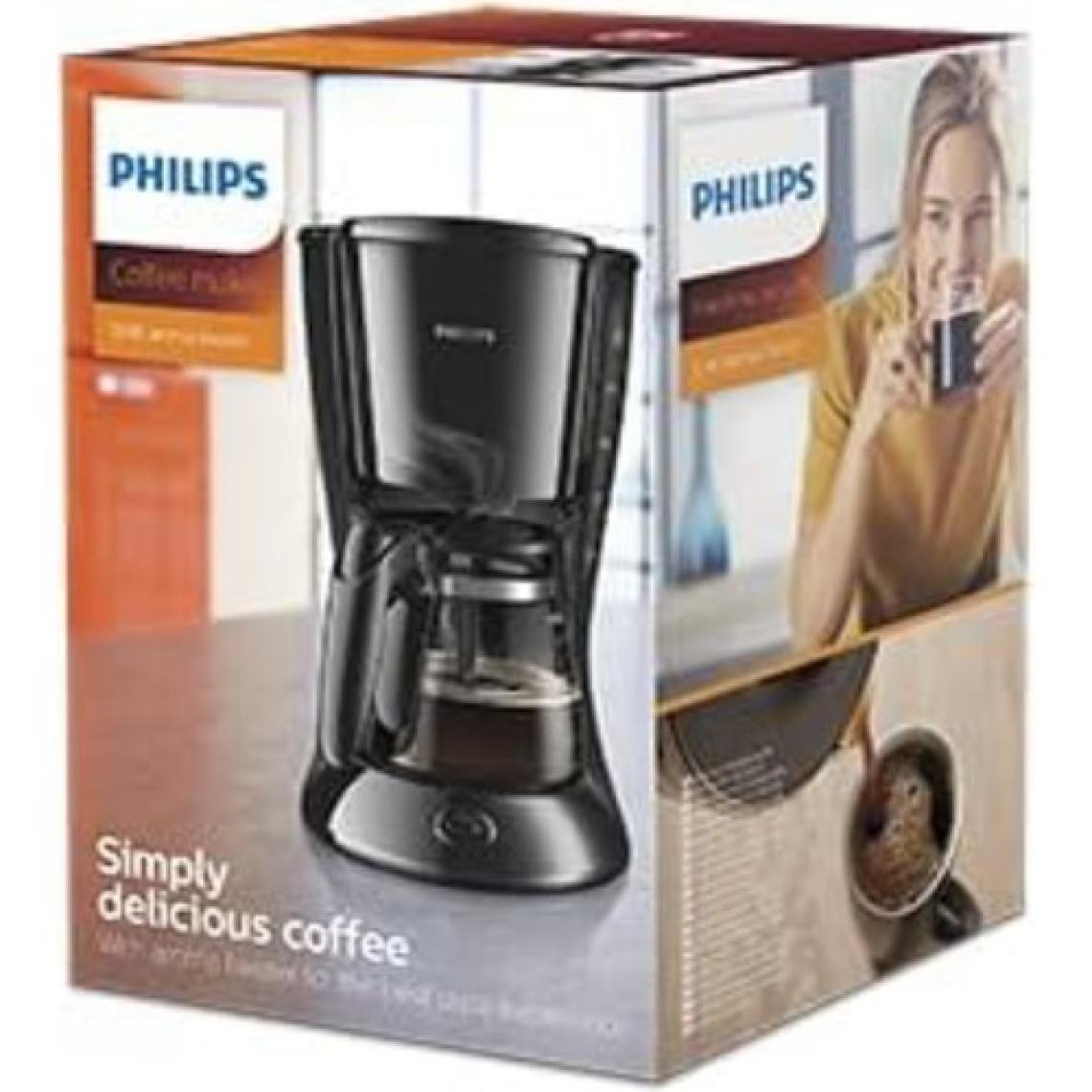 Philips HD7461/20 Daily Collection Filtre Kahve Makinesi,  1,2 Litre Kapasite, Cam Demlikli, Otomatik Kapanma,