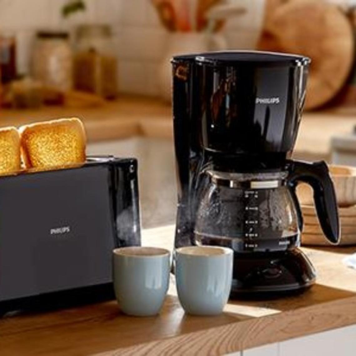 Philips HD7461/20 Daily Collection Filtre Kahve Makinesi,  1,2 Litre Kapasite, Cam Demlikli, Otomatik Kapanma,