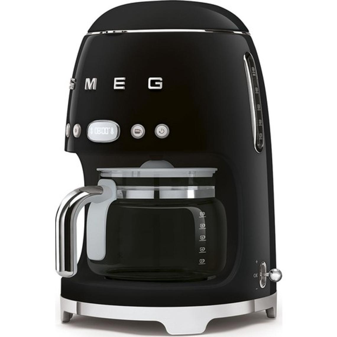 Smeg DCF02BLEU Retro Siyah Filtre Kahve Makinesi