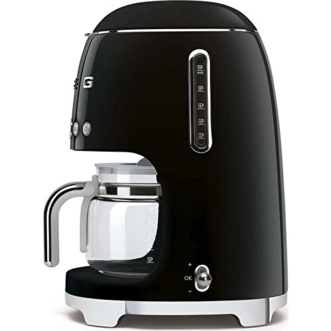 Smeg DCF02BLEU Retro Siyah Filtre Kahve Makinesi
