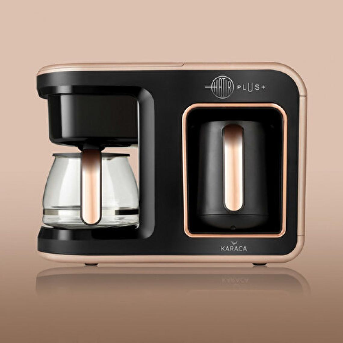 Karaca Hatır Plus 2 in 1 Rosie Brown Filtre Kahve Makinesi