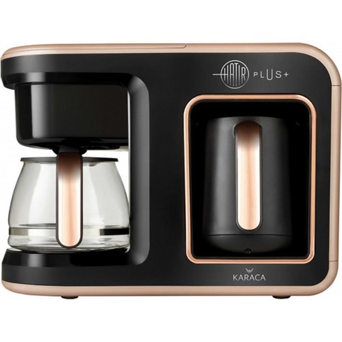Karaca Hatır Plus 2 in 1 Rosie Brown Filtre Kahve Makinesi