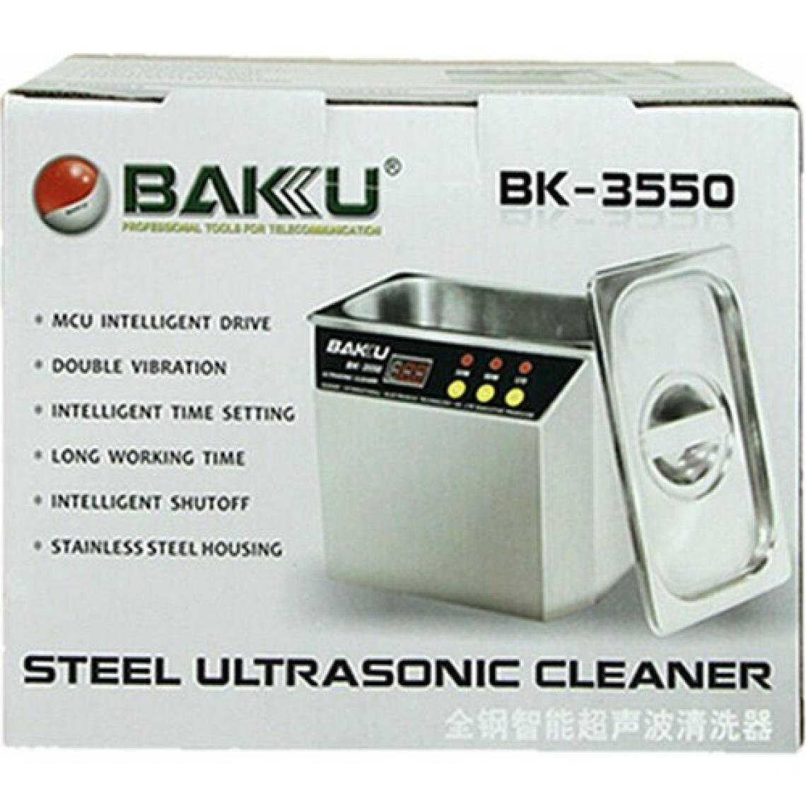 Baku BK-3550 Çelik Ultrasonik Kart Temizlemeyici | Kart Yıkama Havuzu