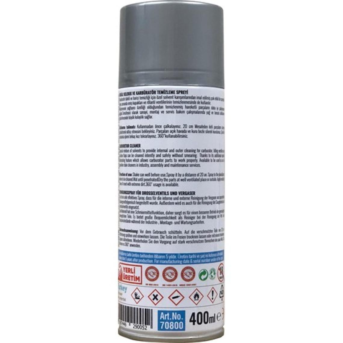Mxs Boğaz Kelebek ve Karbüratör Temizleyici Sprey 400 ml