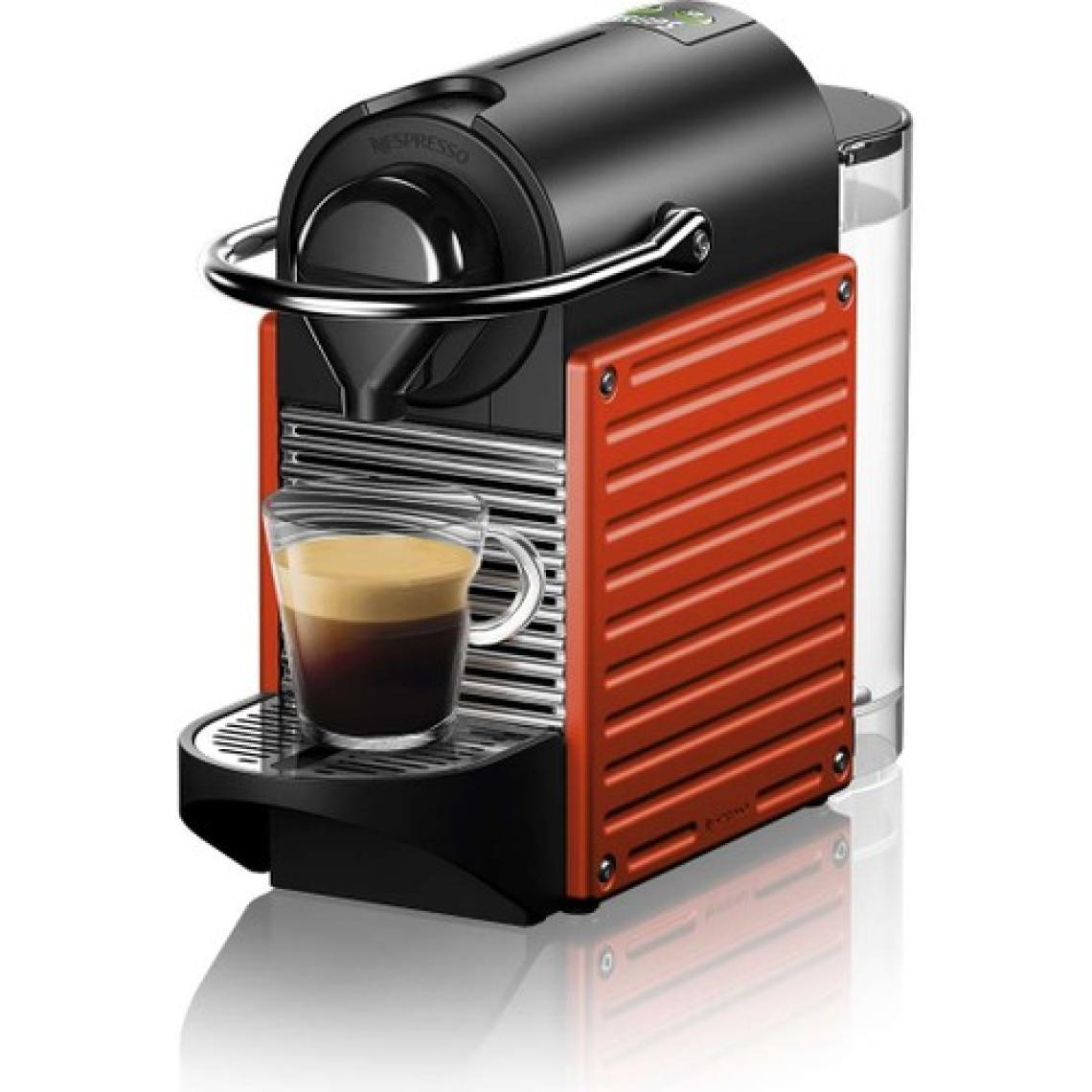 Nespresso C66R Pixie Kırmızı Kahve Makinesi ve Süt Köpürtücü Aksesuar