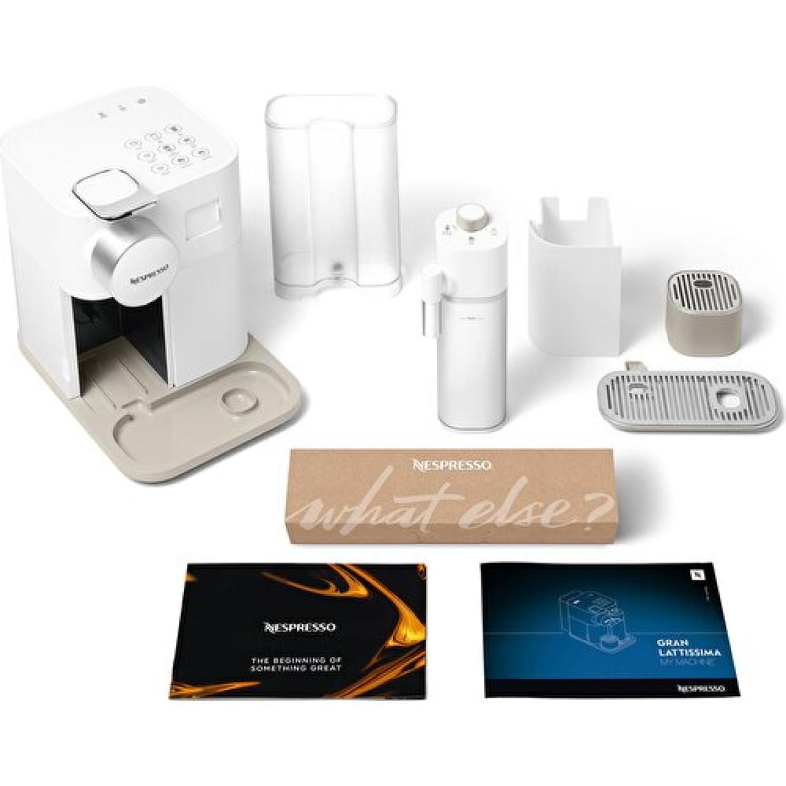 Nespresso F541 Gran Lattissima Beyaz Kapsül Kahve Makinesi