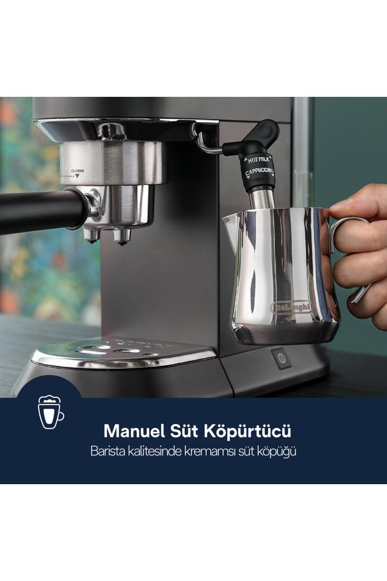 Delonghi Dedica Manuel Espresso Makinesi EC 685.BK