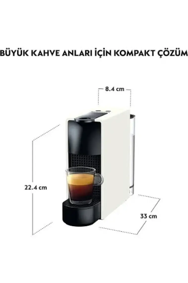 Nespresso Essenza Mini C 35 Black Bundle Kahve Makinesi